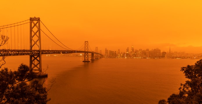 San Fran wildfires Card