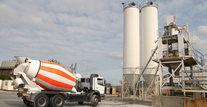 Cement works Ipswich card