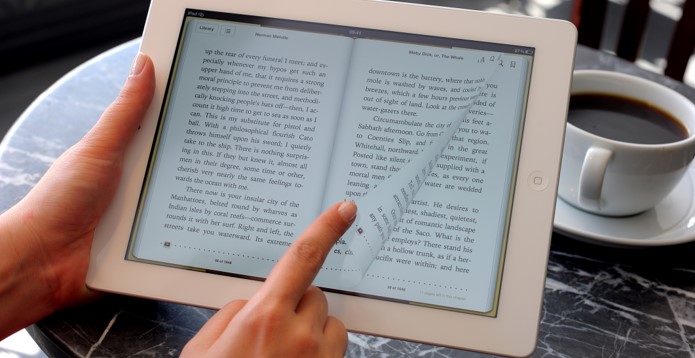 Scrolling ebook Card