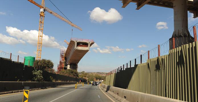 Construction site South Africa