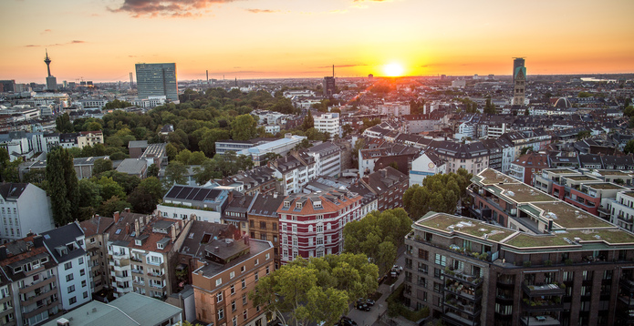 View of Dusseldorf Card