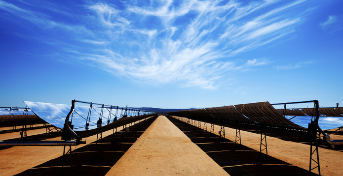 Solar Panels Out in the Desert 44342788_Large