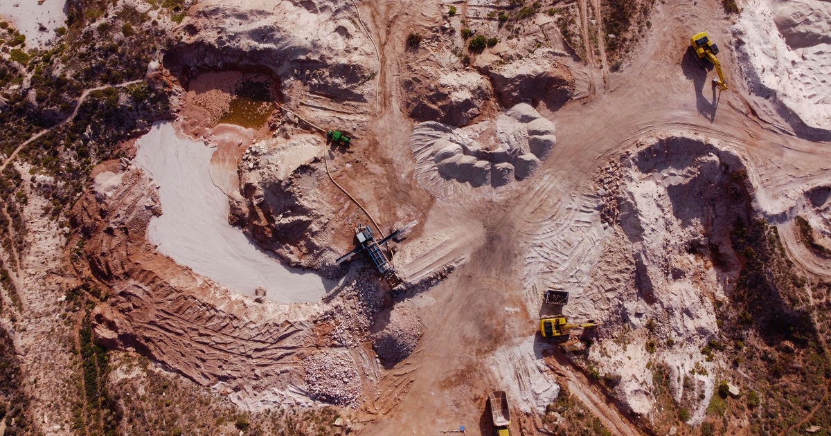 Mine in South Africa from above SEO