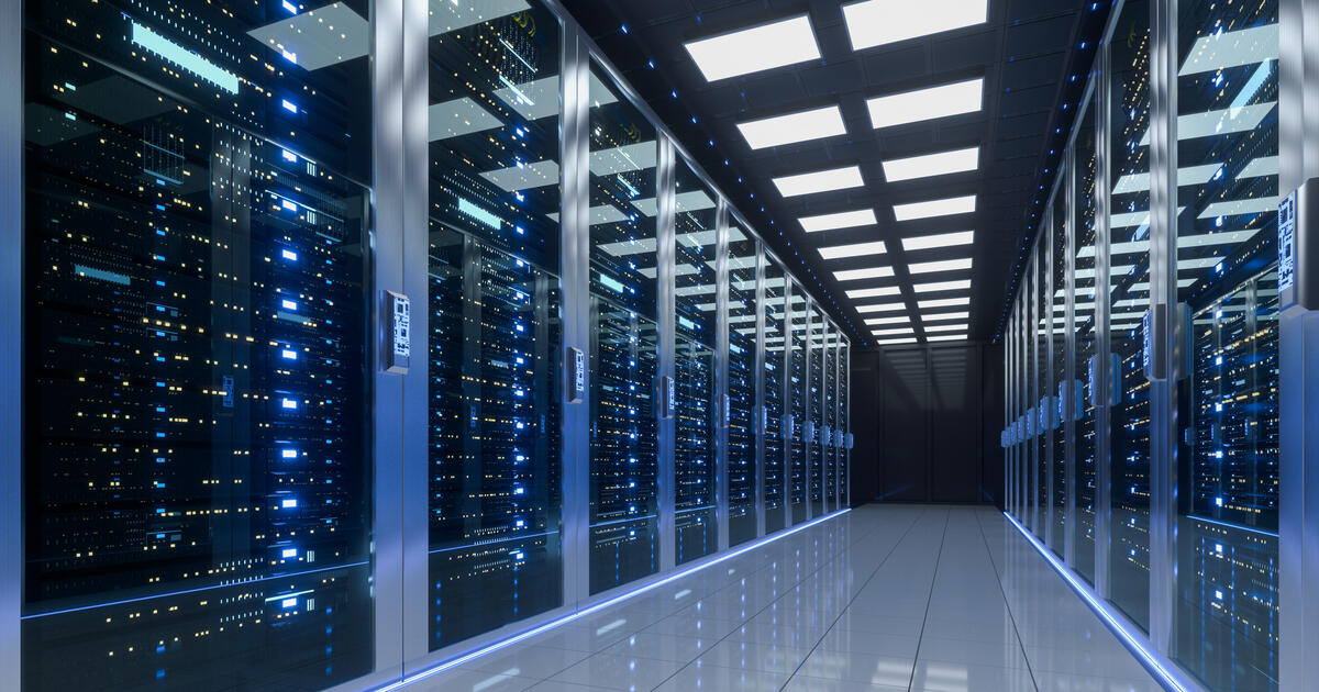 Inside a data centre