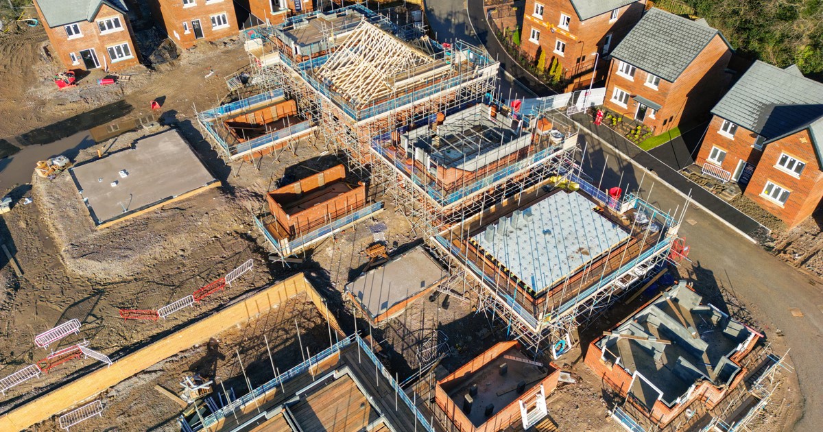 Housing development from above SEO