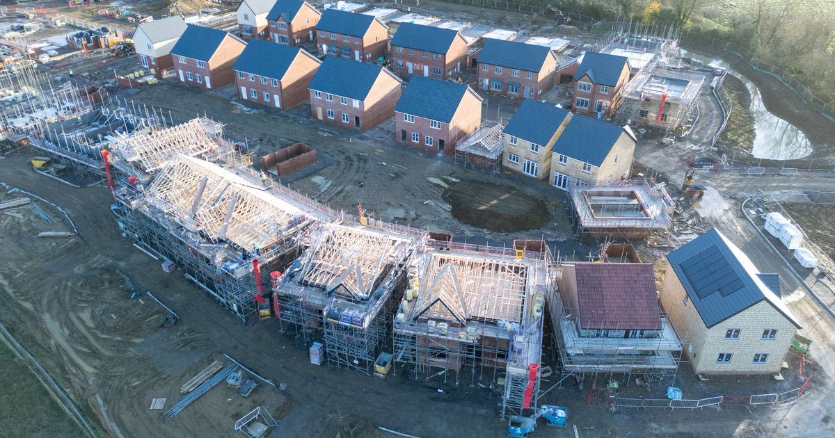 Housing development under construction SEO