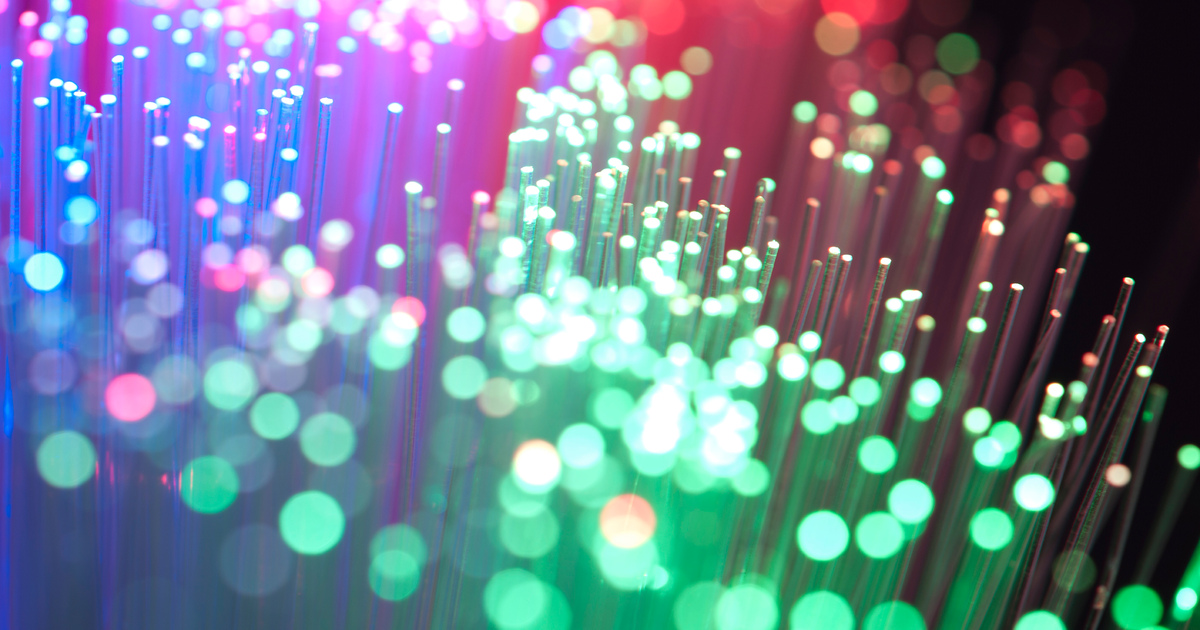 blue red green fibre optic seo