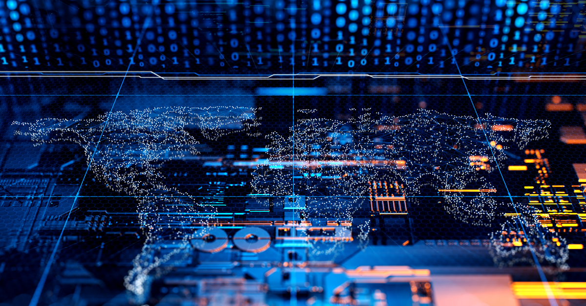 Digital network abstract map