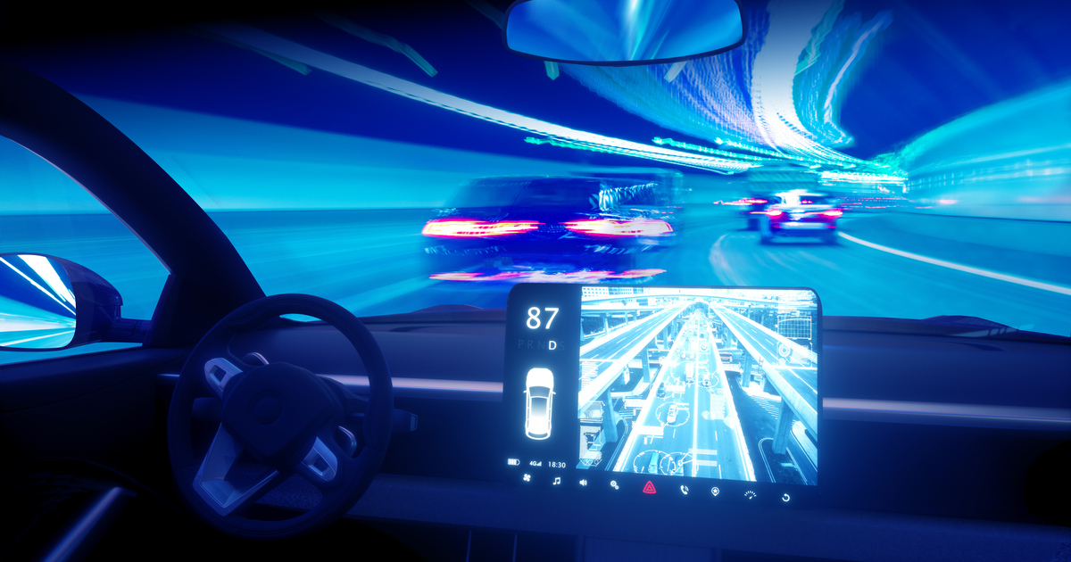 Self-driving car inside SEO