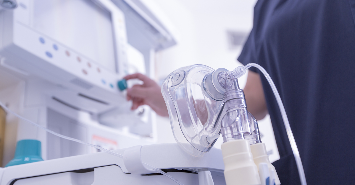 Oxygen Mask in hospital